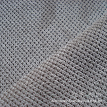 Cutted Pile Small Grid Polyester and Nylon Corduroy Fabric